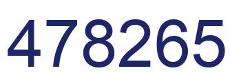 Número 478265 imagen azul
