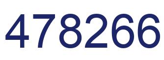 Número 478266 imagen azul