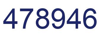 Number 478946 blue image