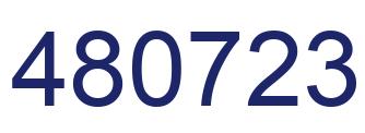 Número 480723 imagen azul