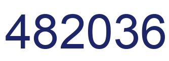 Número 482036 imagen azul