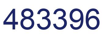 Number 483396 blue image
