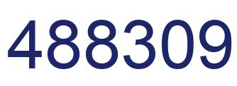 Number 488309 blue image