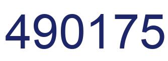 Número 490175 imagen azul