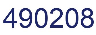 Número 490208 imagen azul