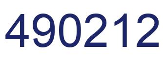 Número 490212 imagen azul