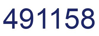 Número 491158 imagen azul