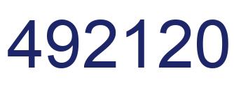 Número 492120 imagen azul