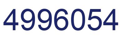 Número 4996054 imagen azul