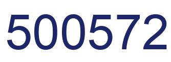 Number 500572 blue image