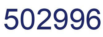 Número 502996 imagen azul