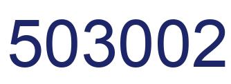 Número 503002 imagen azul