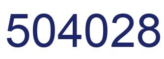 Número 504028 imagen azul