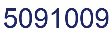 Number 5091009 blue image