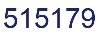Número 515179 imagen azul