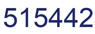 Number 515442 blue image