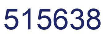 Número 515638 imagen azul