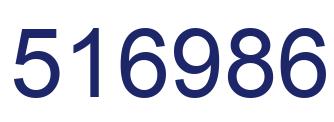 Número 516986 imagen azul