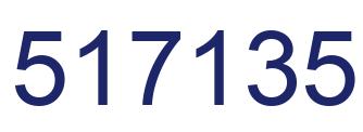 Número 517135 imagen azul