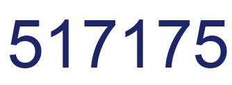 Número 517175 imagen azul