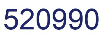 Número 520990 imagen azul