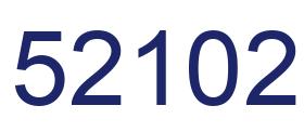 Number 52102 blue image