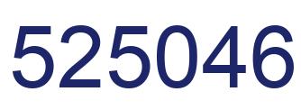 Number 525046 blue image