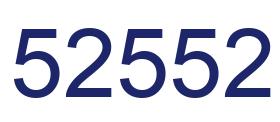 Número 52552 imagen azul