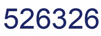 Número 526326 imagen azul