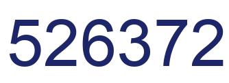 Número 526372 imagen azul