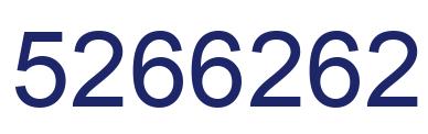 Número 5266262 imagen azul