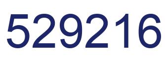 Number 529216 blue image