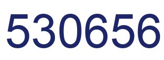 Number 530656 blue image
