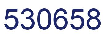 Number 530658 blue image