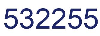 Número 532255 imagen azul