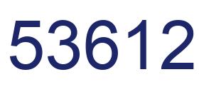 Número 53612 imagen azul