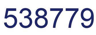 Número 538779 imagen azul