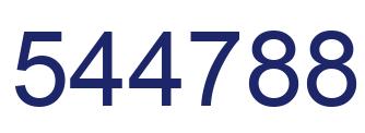 Número 544788 imagen azul
