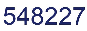 Número 548227 imagen azul
