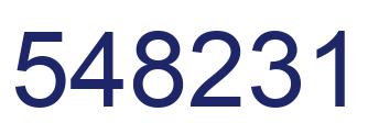 Número 548231 imagen azul
