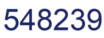 Número 548239 imagen azul