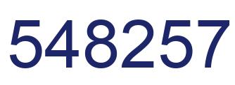 Número 548257 imagen azul