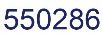 Número 550286 imagen azul