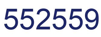 Número 552559 imagen azul