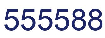 Número 555588 imagen azul