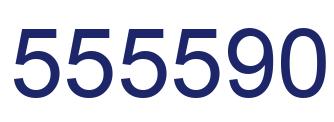 Número 555590 imagen azul