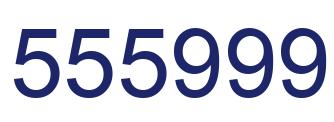 Número 555999 imagen azul