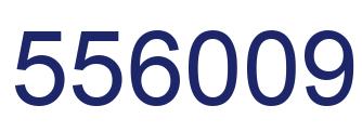 Number 556009 blue image