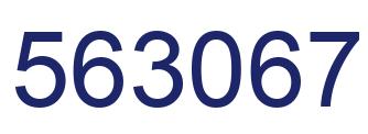 Número 563067 imagen azul