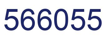 Number 566055 blue image
